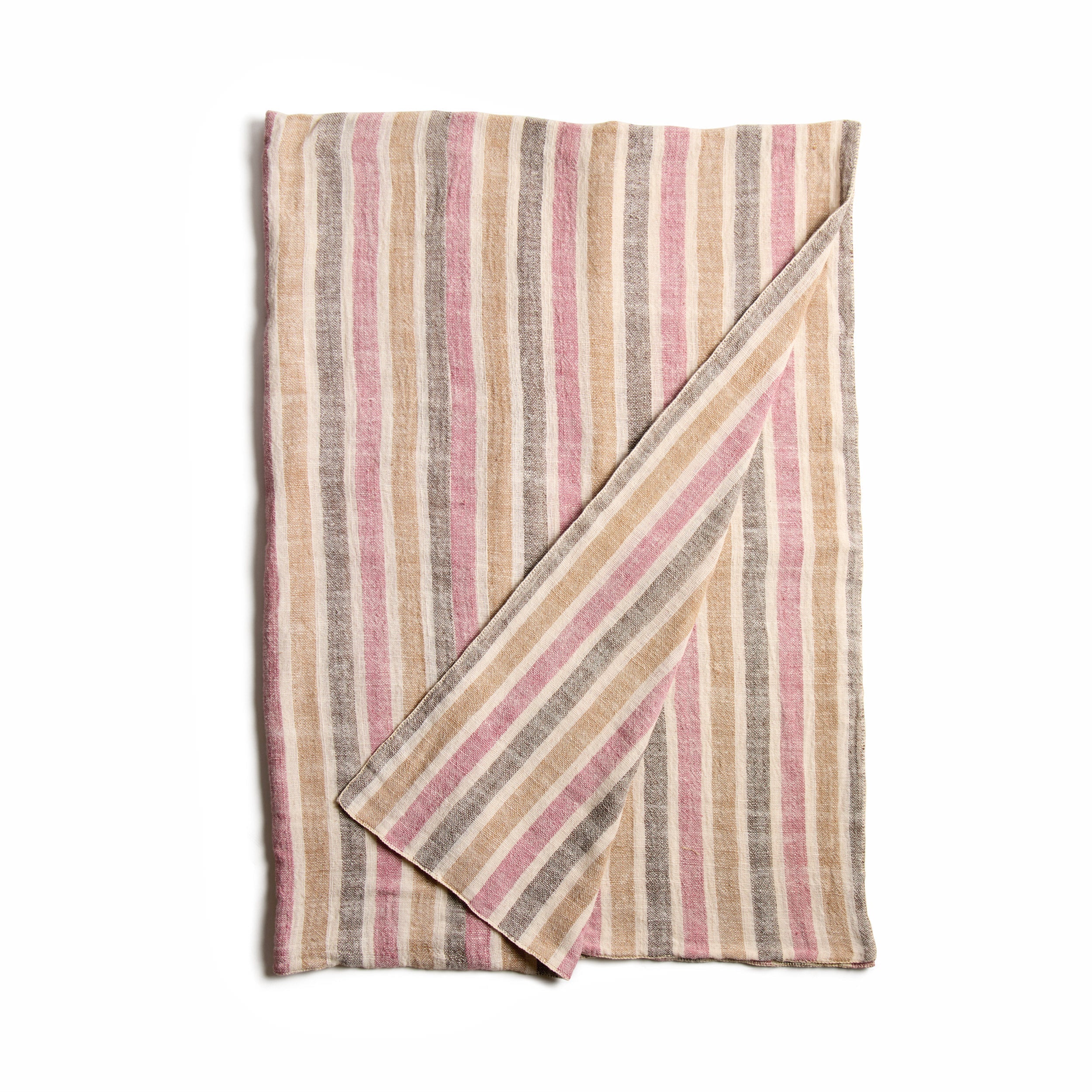 Summer Blanket No. 2 in Rust Stripes