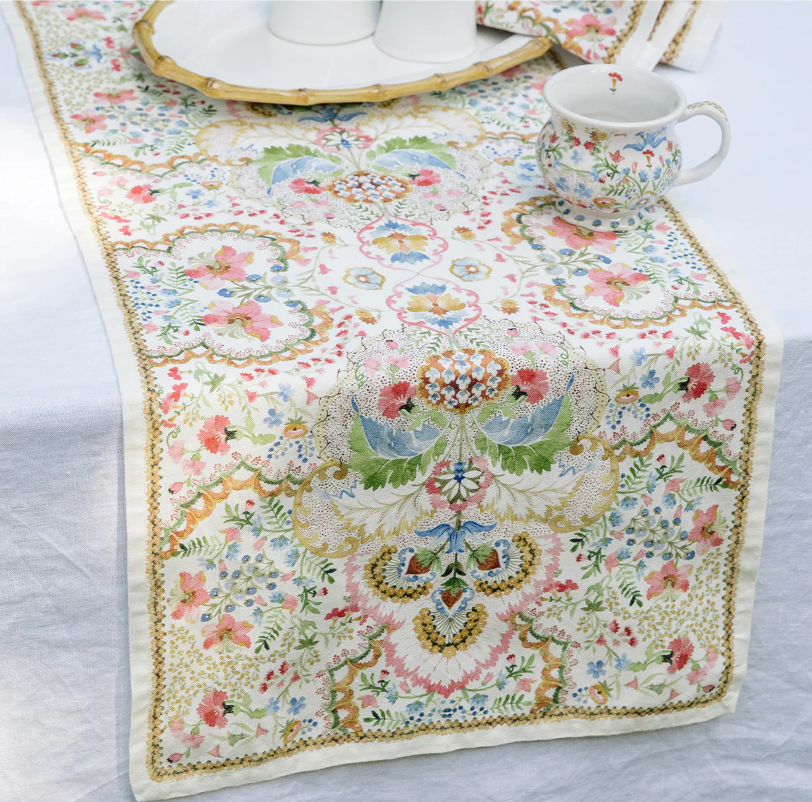 Juliska Sofia Table Runner (18" x 90"): ­Multi