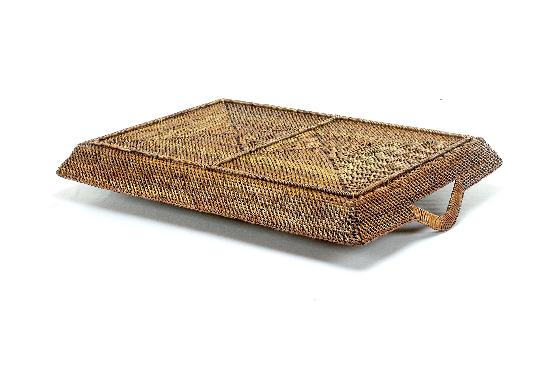 Rectangular Slanting Tray With Handles