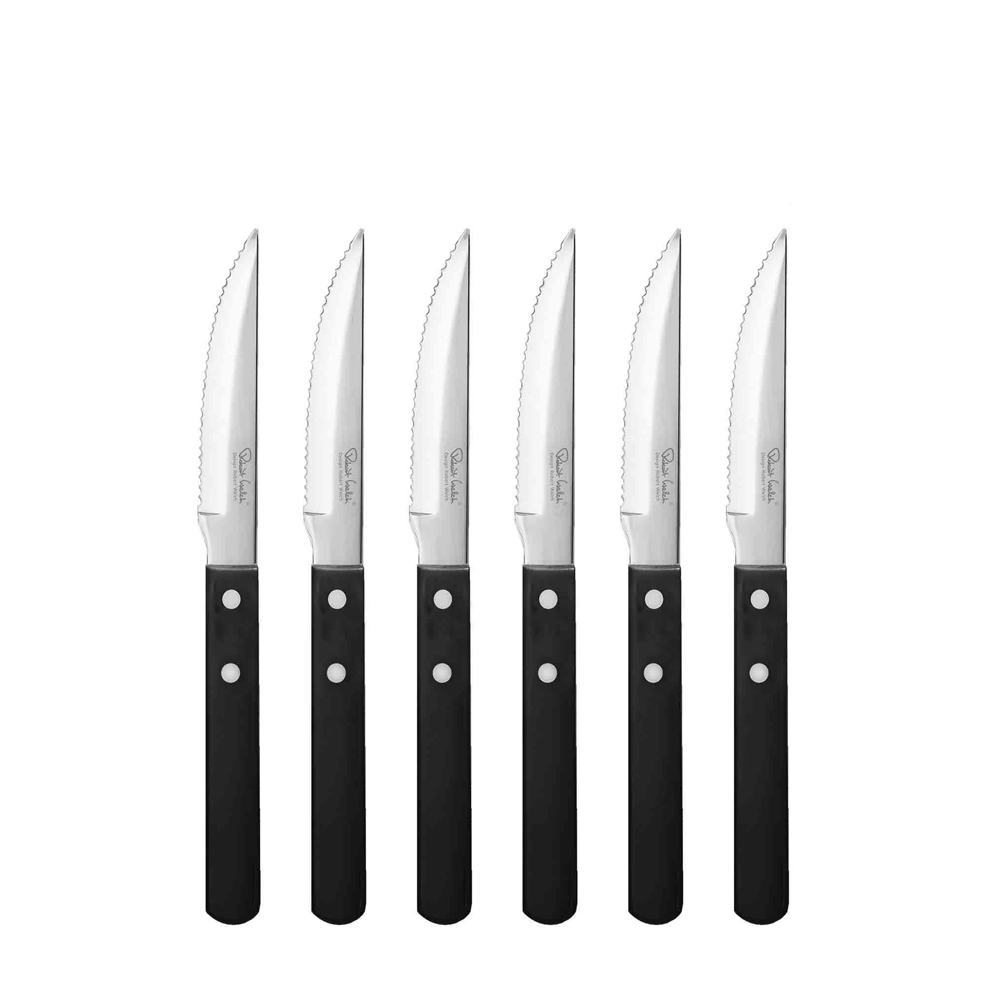 Trattoria Bright Steak Knife, Set of 6