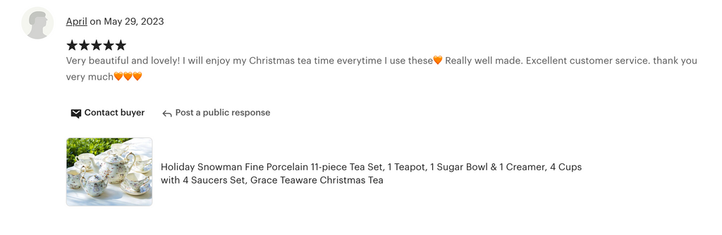 Holiday Snowmen Tea Set