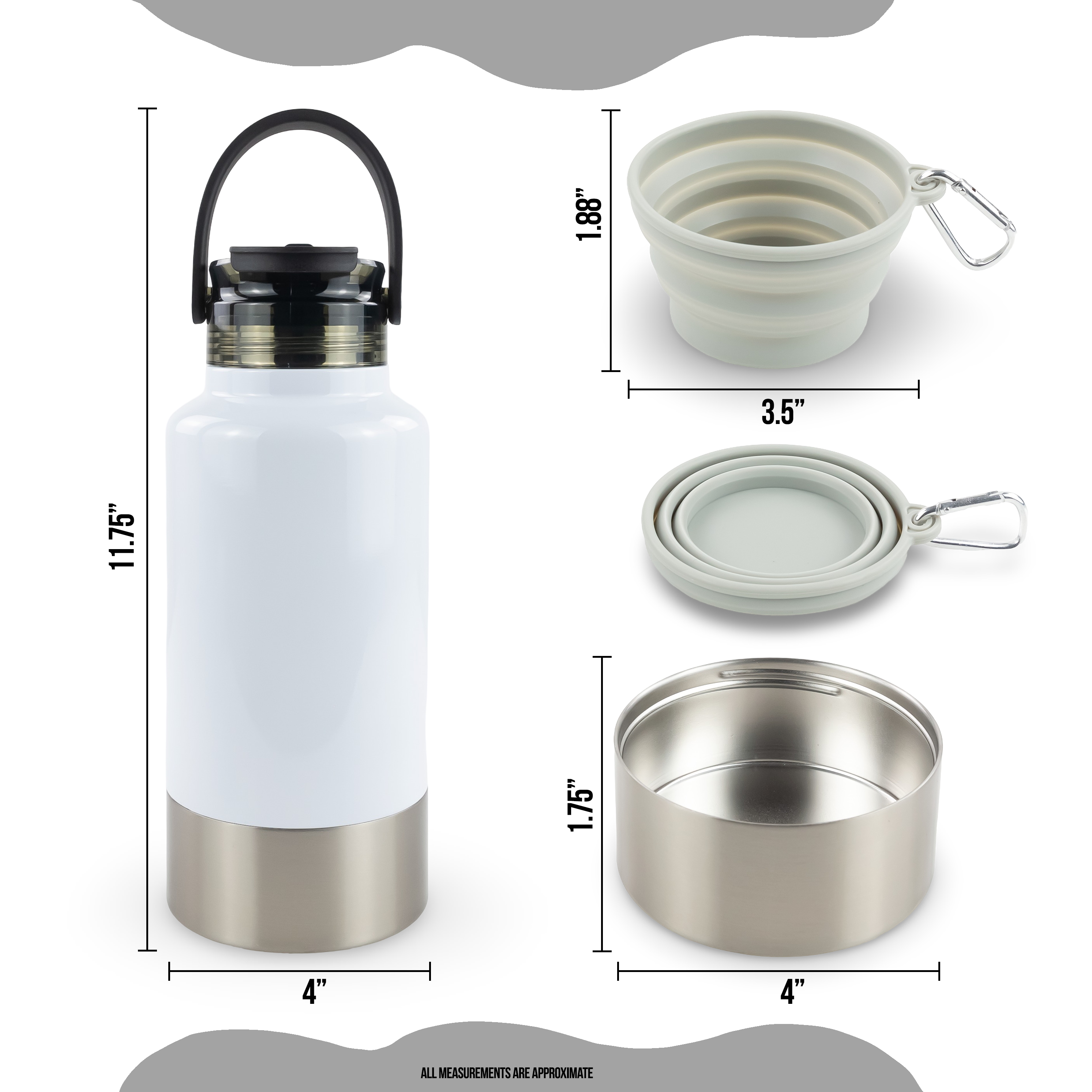 32oz Sublimatable Hydro Hound Tumbler
