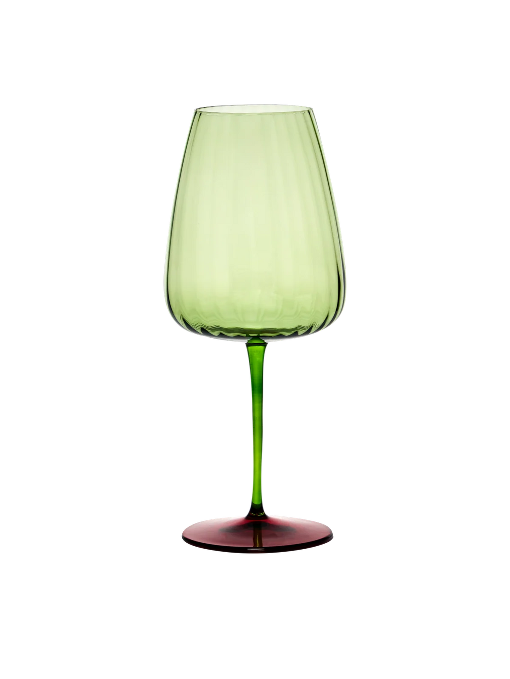 Water Glass Positano Green