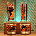 Tapa Mai Tai and Zombie Glasses (Set of 2 each)