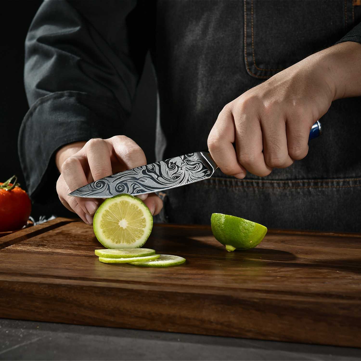 Tengoku 10-Piece Blue Chef Knife Set