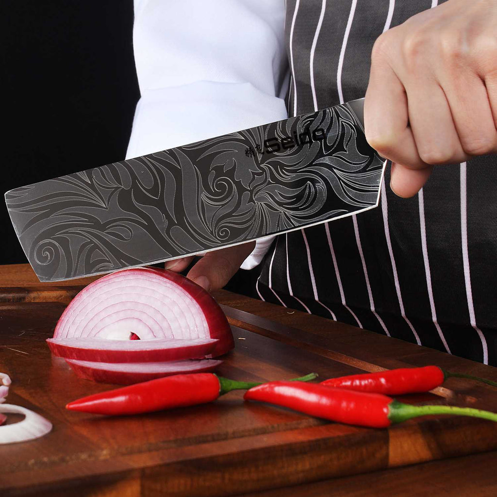 Tengoku 10-Piece Blue Chef Knife Set