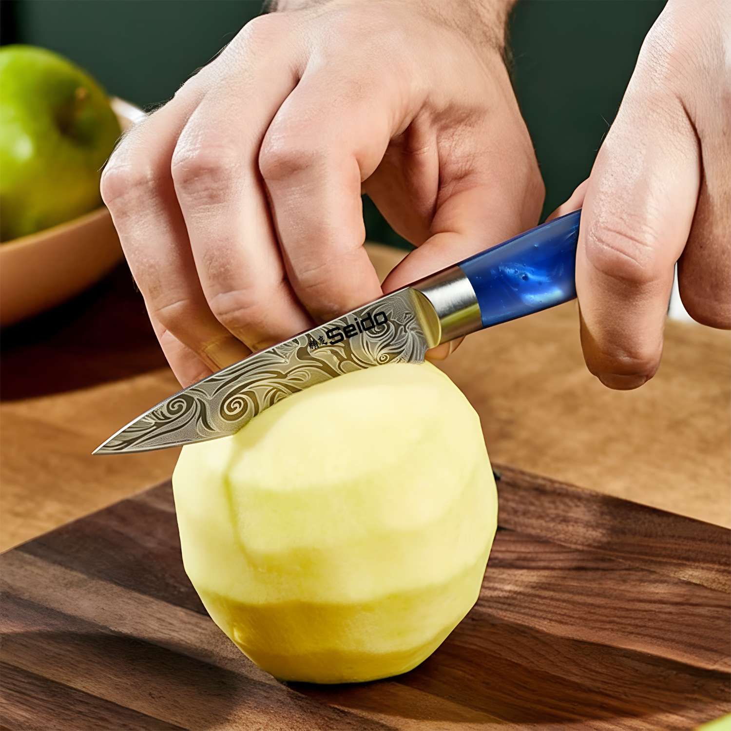 Tengoku 10-Piece Blue Chef Knife Set