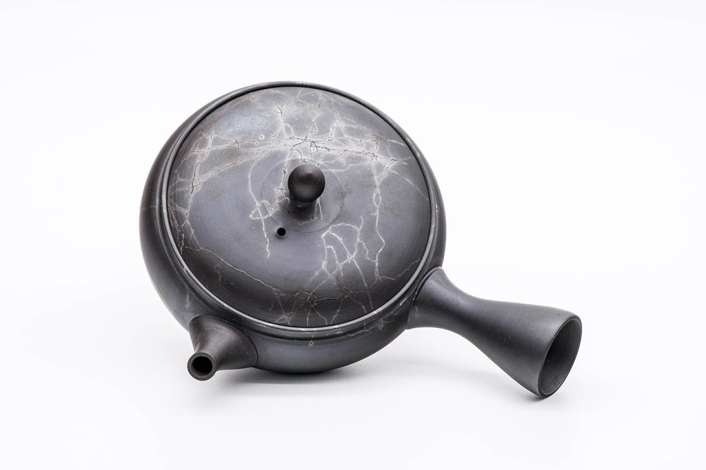Mogake Seaweed Yōhen Flat Tokoname Teapot - 200ml