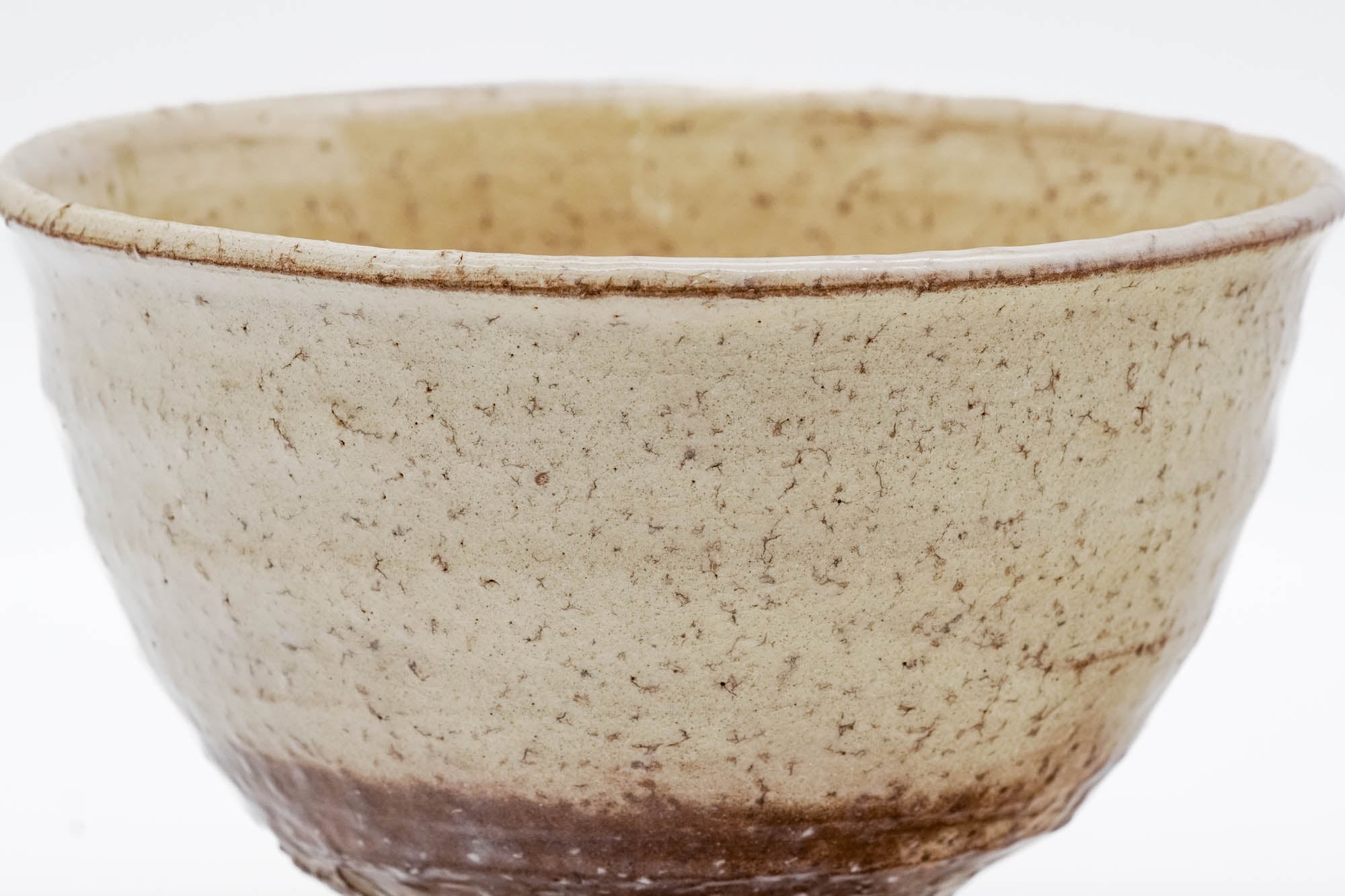 Hagi-yaki Biwa-iro Ido Chawan