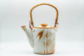Japanese Dobin - Orange White Shino Glazed Top-handled Debeso Teapot - 600ml