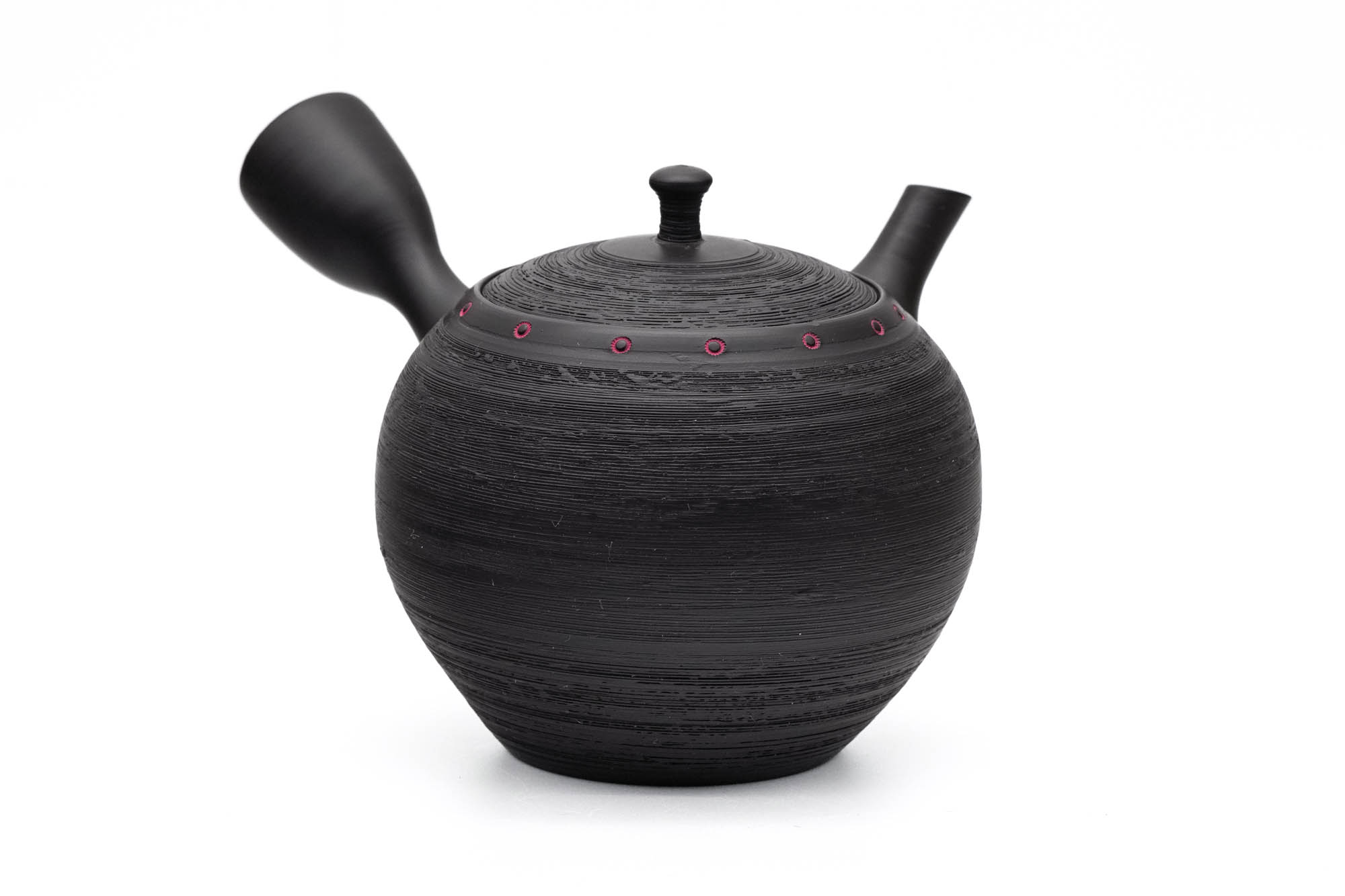 Tea Set - Matsugawa Kokudei Tokoname-yaki Teapot with 5 Porcelain Teacups