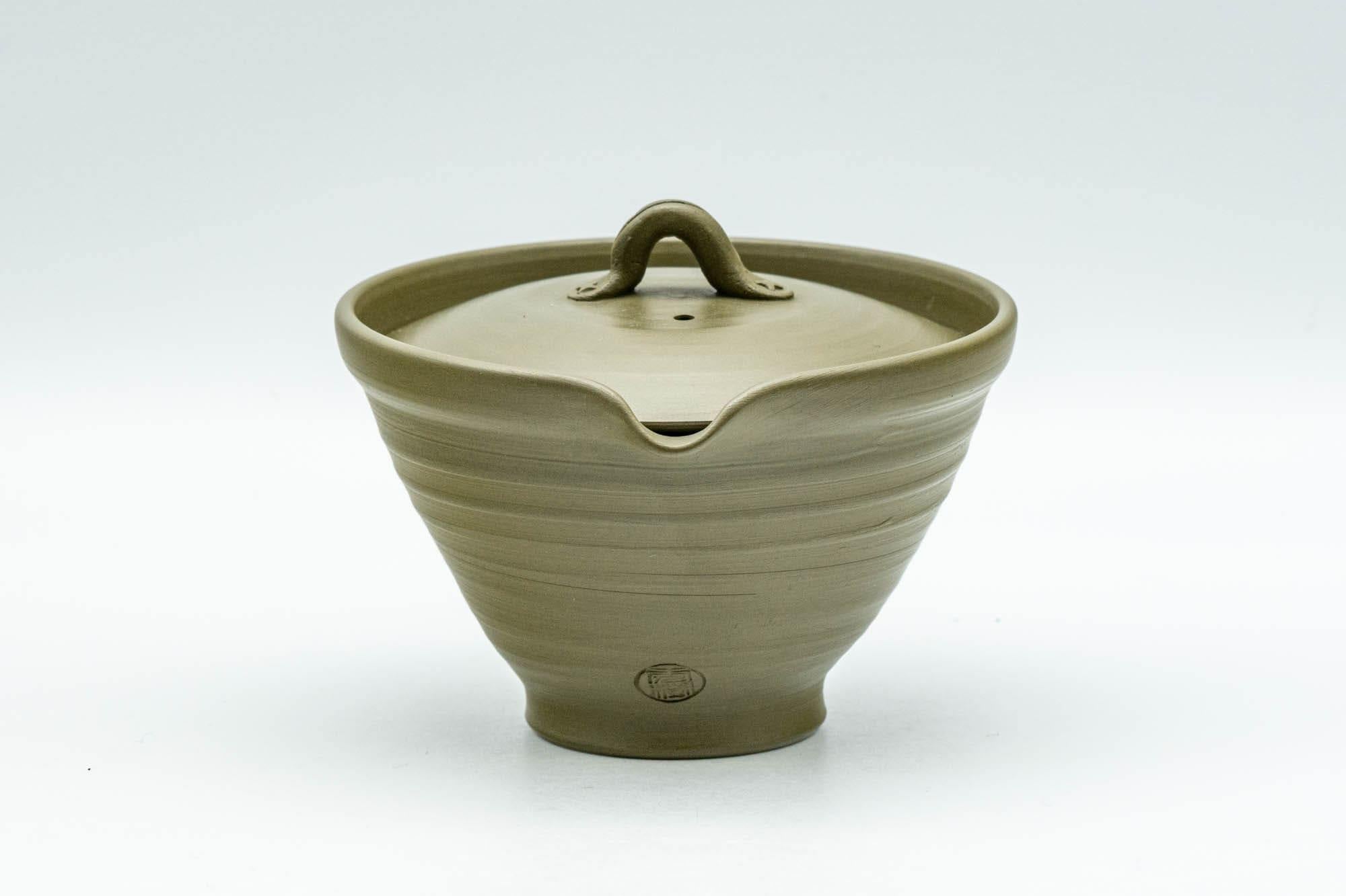 Japanese Shiboridashi - 吉川秀樹 Hideki Yoshikawa Green Ryokudei Tokoname-yaki Teapot - 80ml