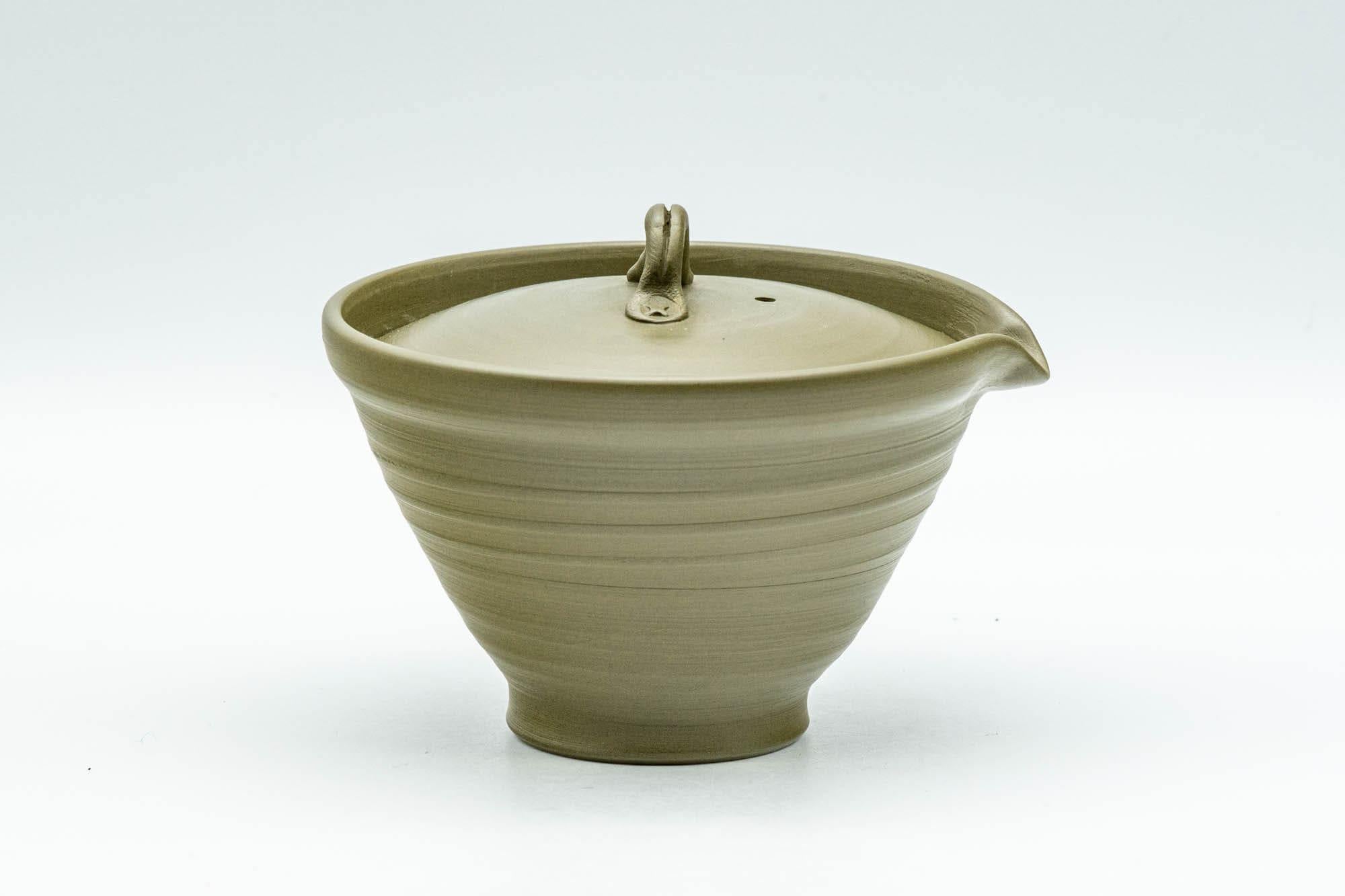 Japanese Shiboridashi - 吉川秀樹 Hideki Yoshikawa Green Ryokudei Tokoname-yaki Teapot - 80ml