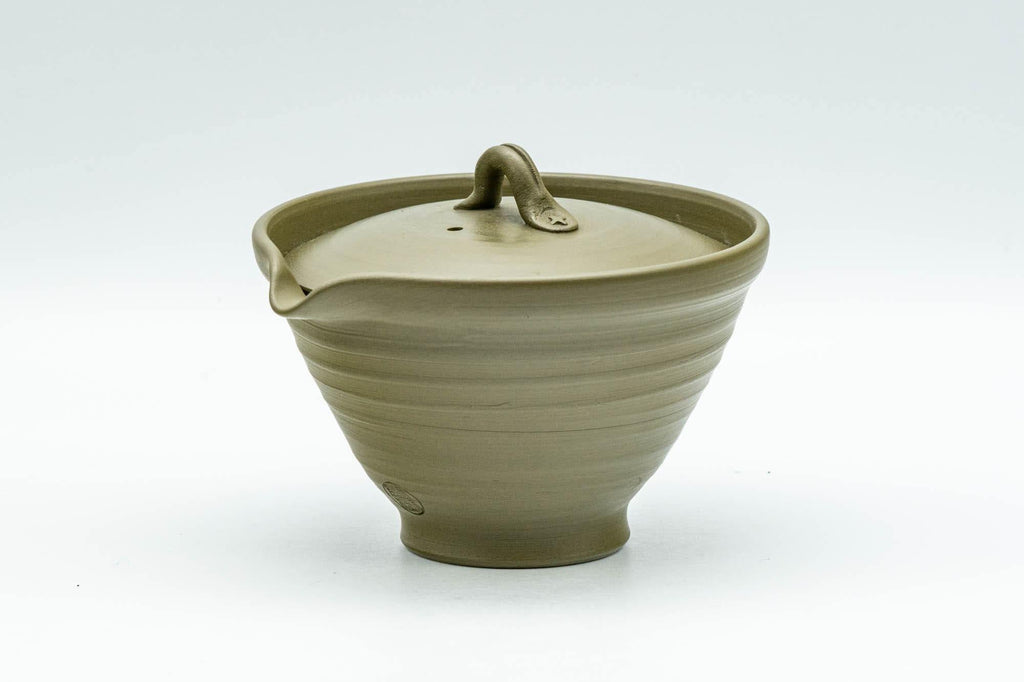 Japanese Shiboridashi - 吉川秀樹 Hideki Yoshikawa Green Ryokudei Tokoname-yaki Teapot - 80ml