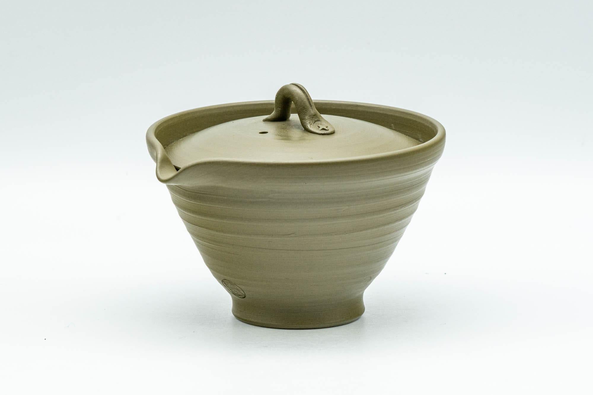 Japanese Shiboridashi - 吉川秀樹 Hideki Yoshikawa Green Ryokudei Tokoname-yaki Teapot - 80ml