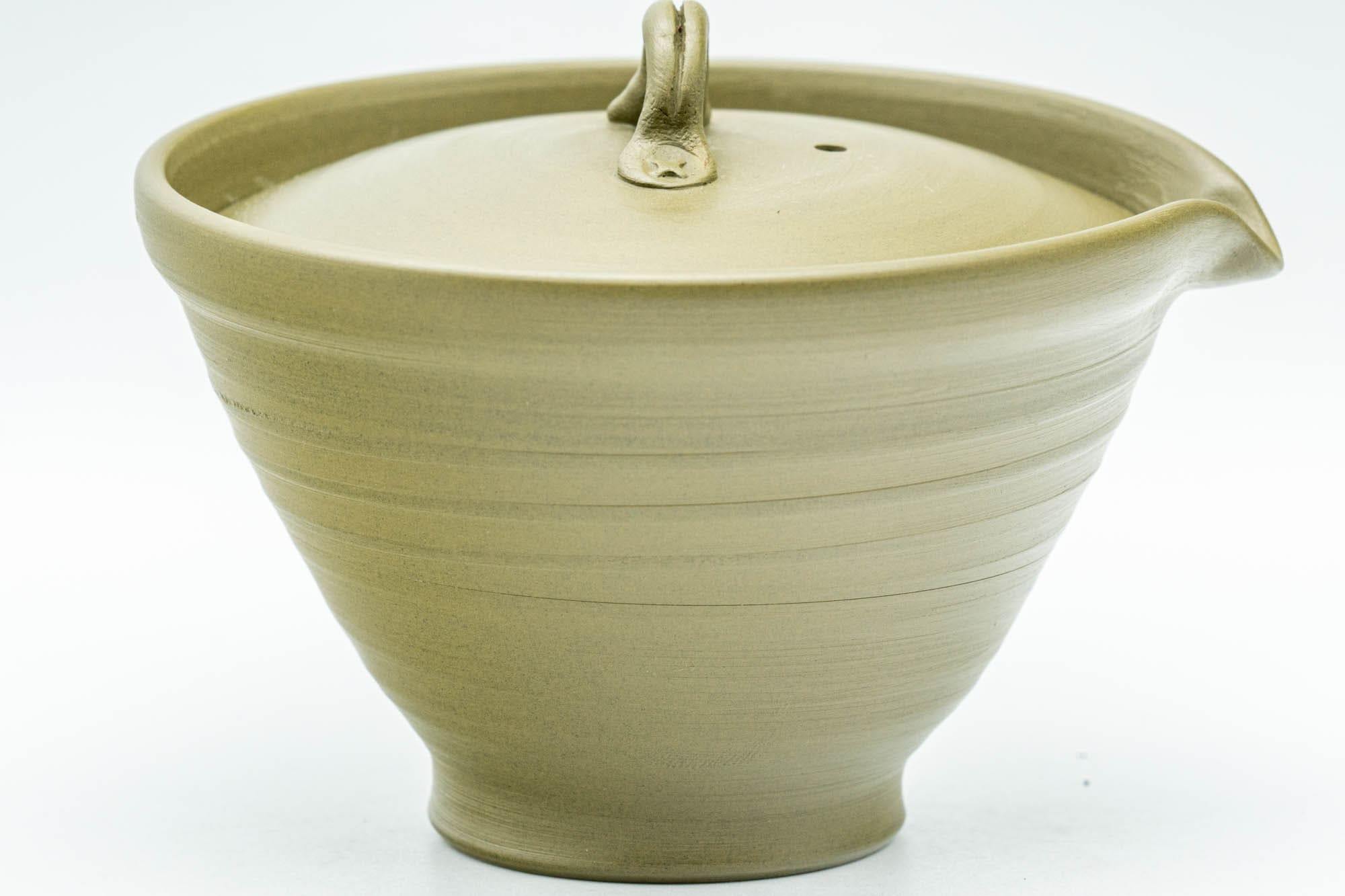 Japanese Shiboridashi - 吉川秀樹 Hideki Yoshikawa Green Ryokudei Tokoname-yaki Teapot - 80ml