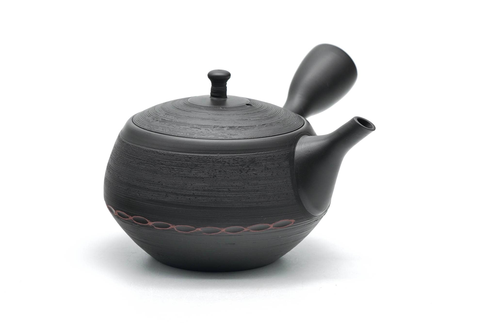 Tea Set - Shudashi Kokudei Tokoname Teapot with 5 Porcelain Teacups