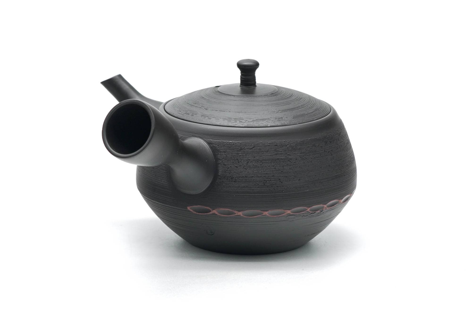 Tea Set - Shudashi Kokudei Tokoname Teapot with 5 Porcelain Teacups