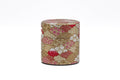 Mt. Fuji Red Floral Clouds Washi Tea Canister - 100g