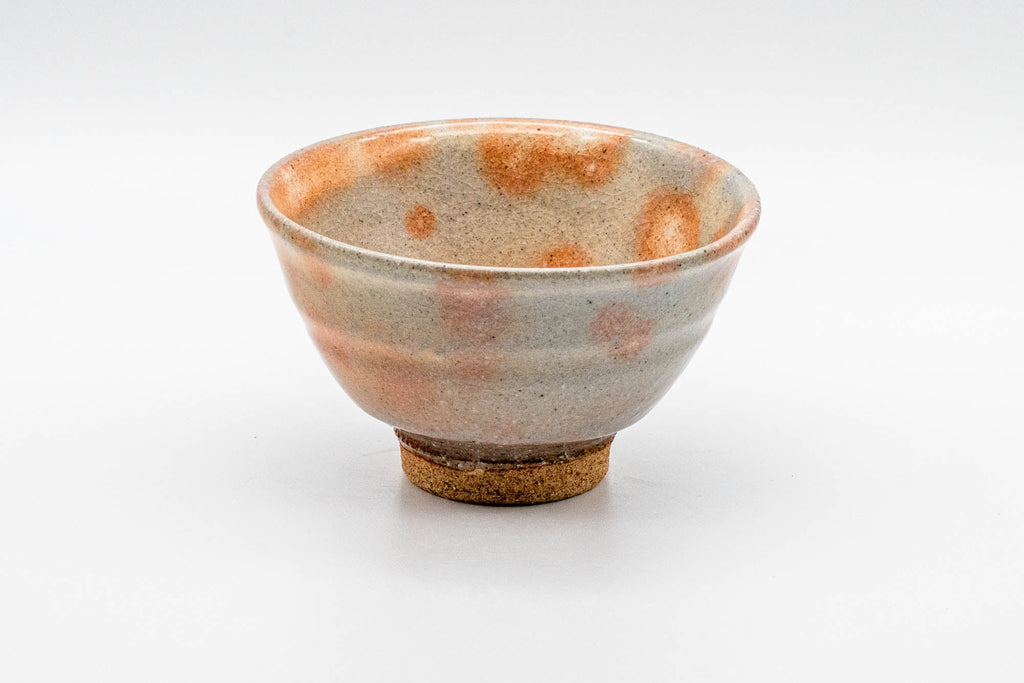 Japanese Teacup - 萩焼 Gohonte Wan-nari Hagi-yaki Yunomi - 140ml
