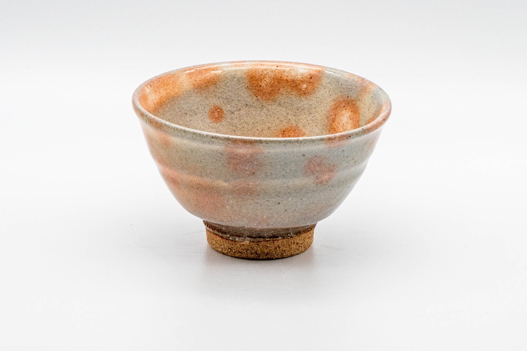 Japanese Teacup - 萩焼 Gohonte Wan-nari Hagi-yaki Yunomi - 140ml