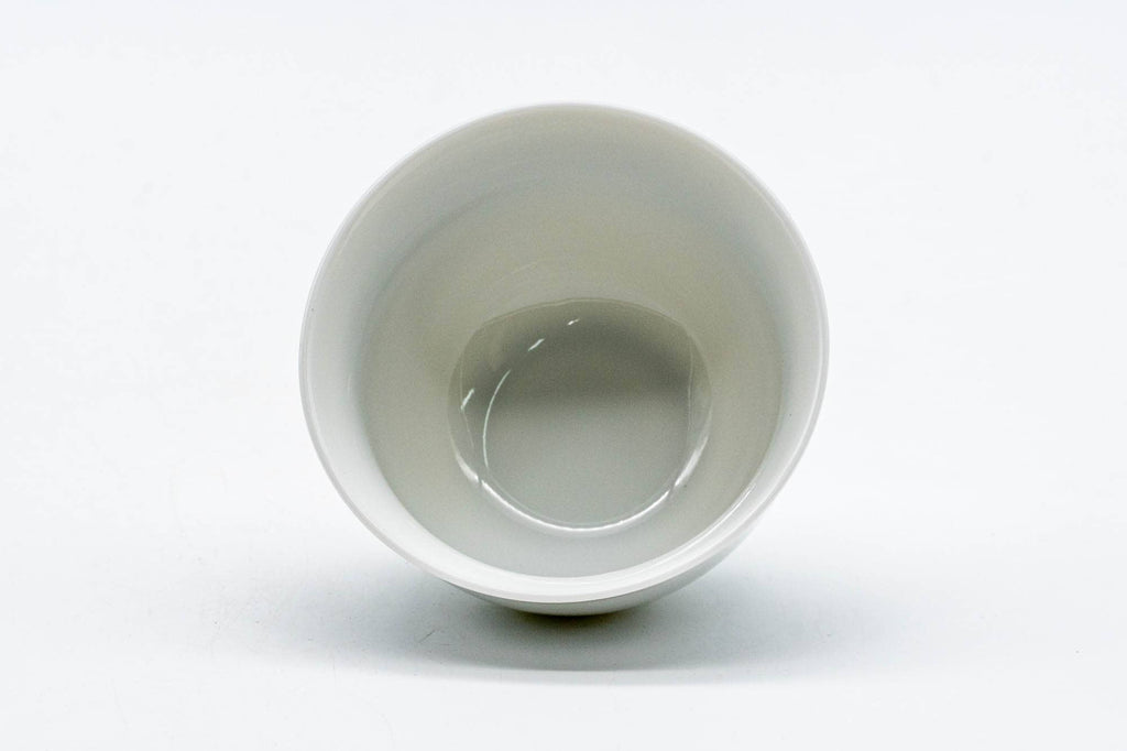 Tea Set - Black White Pearlescent Tokoname Teapot with 5 Porcelain Teacups