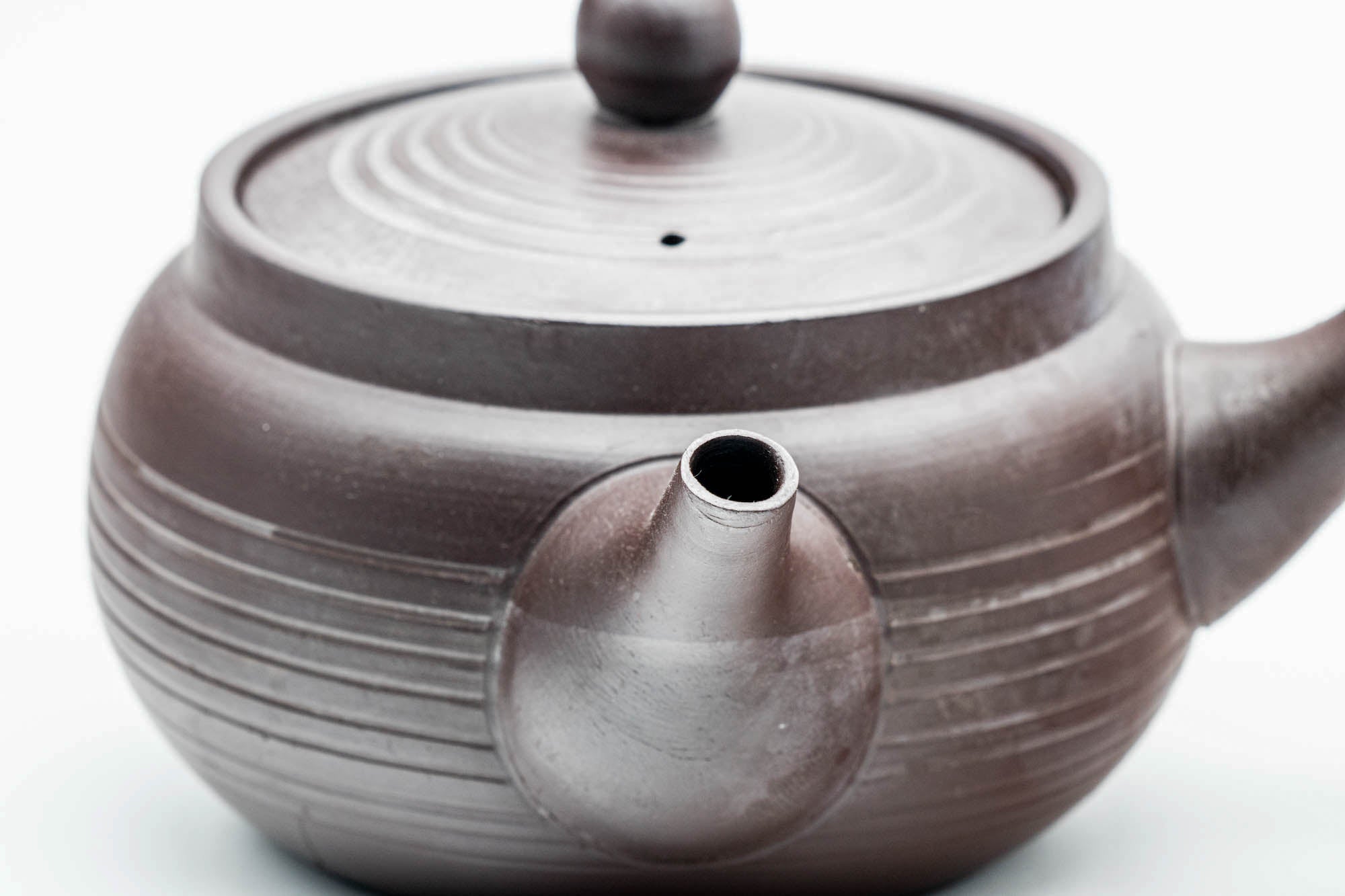 Japanese Kyusu - Large Groovy Banko-yaki Debeso Teapot - 400ml