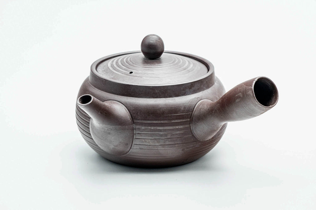 Japanese Kyusu - Large Groovy Banko-yaki Debeso Teapot - 400ml