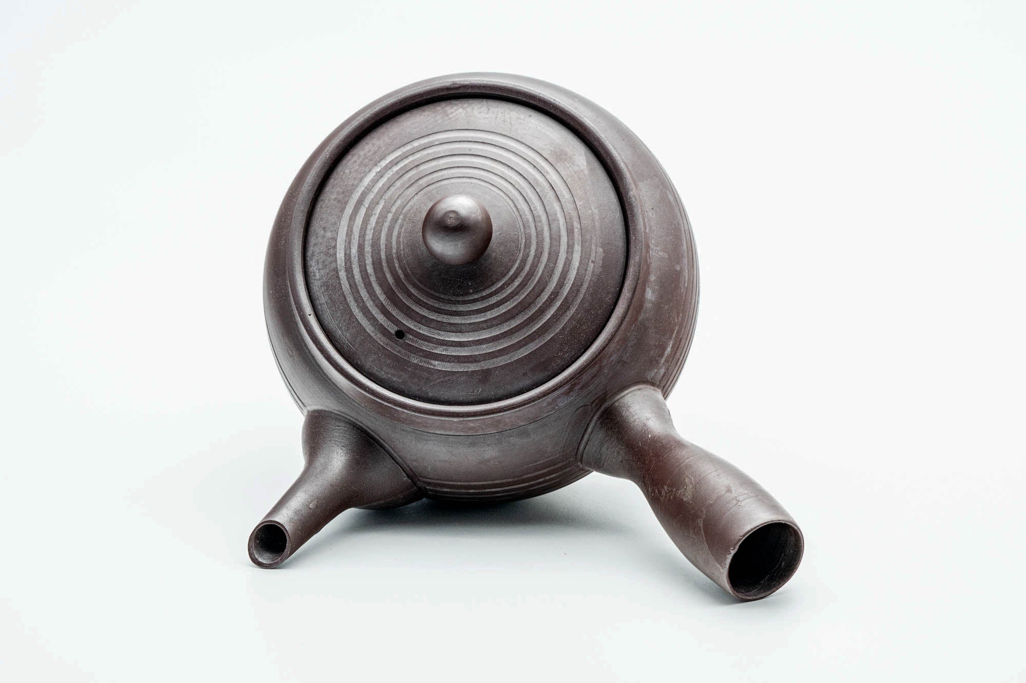 Japanese Kyusu - Large Groovy Banko-yaki Debeso Teapot - 400ml