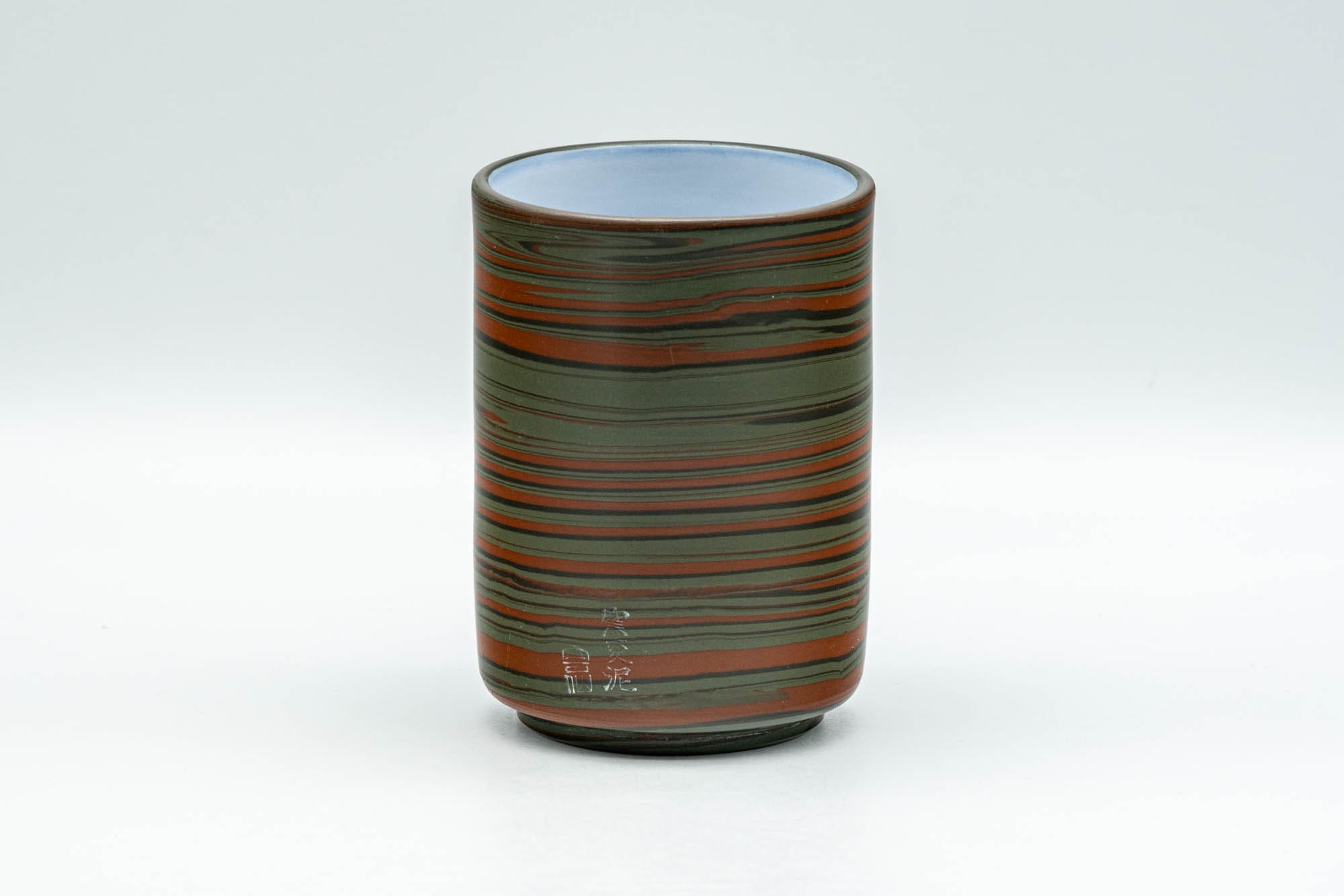 Japanese Teacup - 雲仙窯 Unzen Kiln Nerikomi Tokoname-yaki Yunomi - 150ml