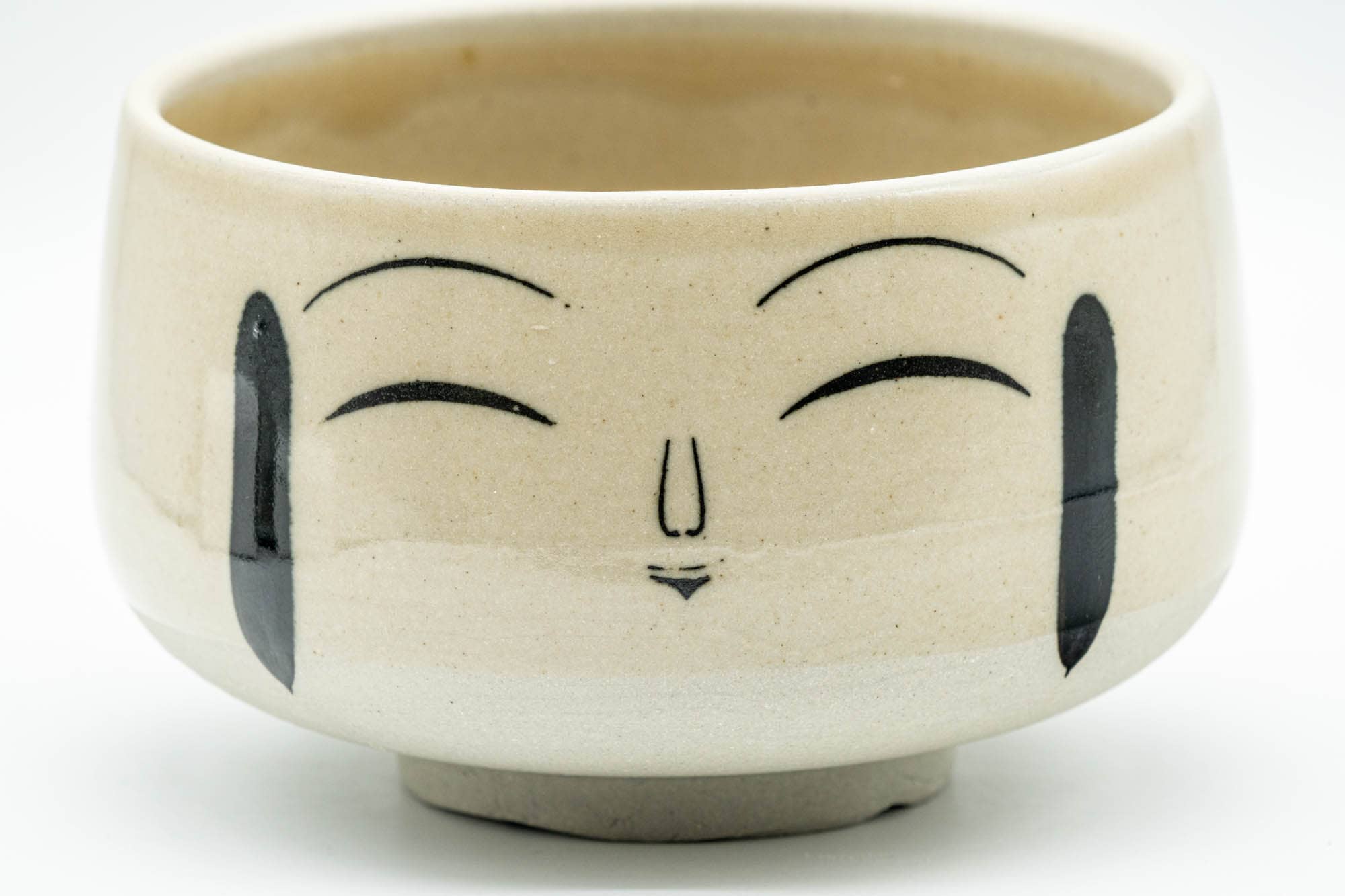 Japanese Matcha Bowl - Smiling Face Wan-nari Chawan - 400ml