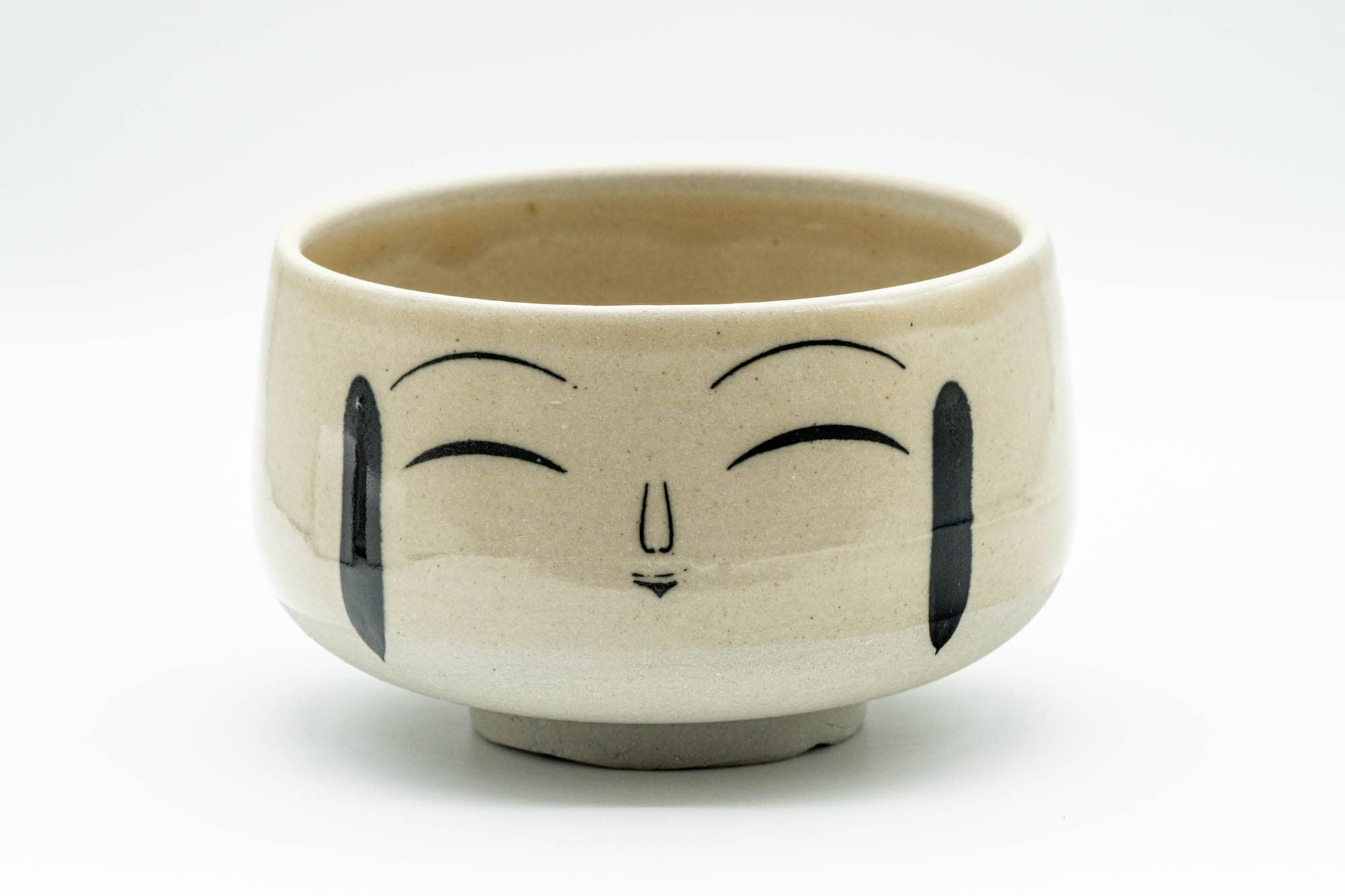 Japanese Matcha Bowl - Smiling Face Wan-nari Chawan - 400ml