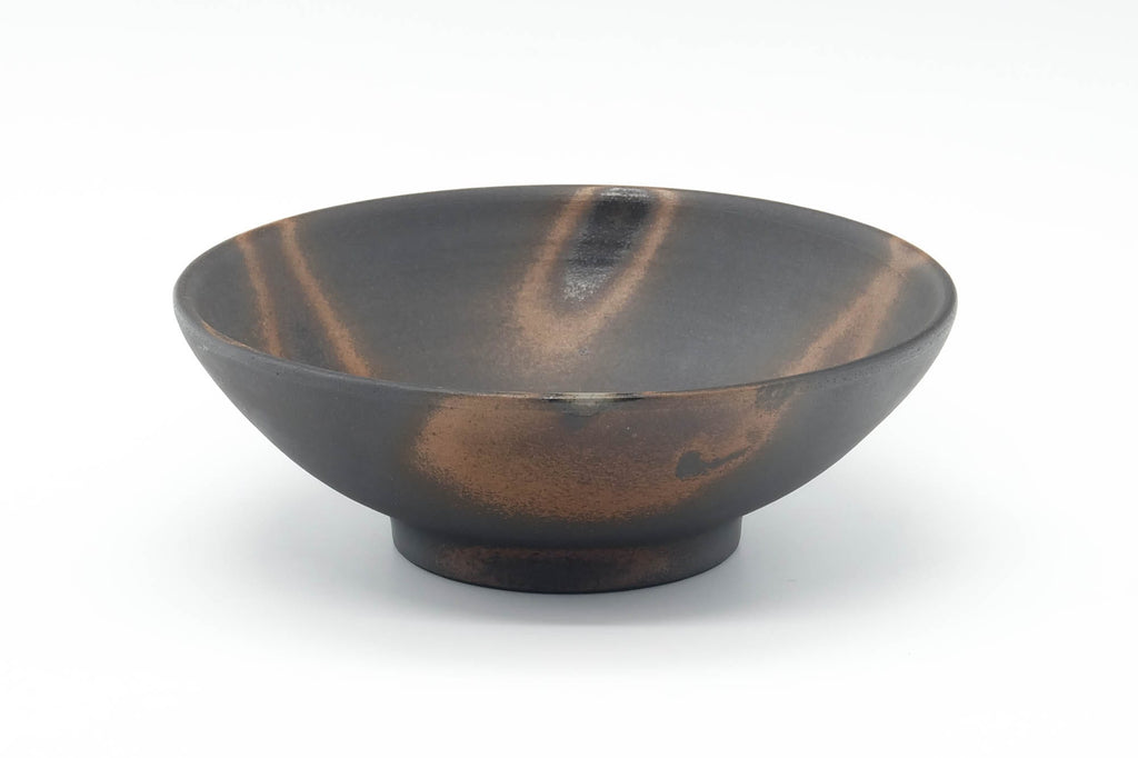Japanese Matcha Bowl - Hidasuki Rice Straw Ao-Bizen Chawan - 400ml