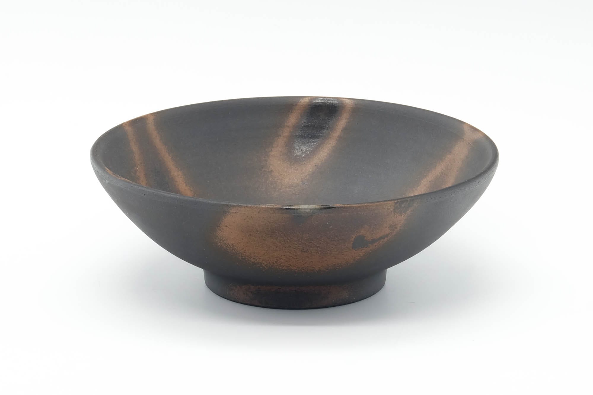 Japanese Matcha Bowl - Hidasuki Rice Straw Ao-Bizen Chawan - 400ml