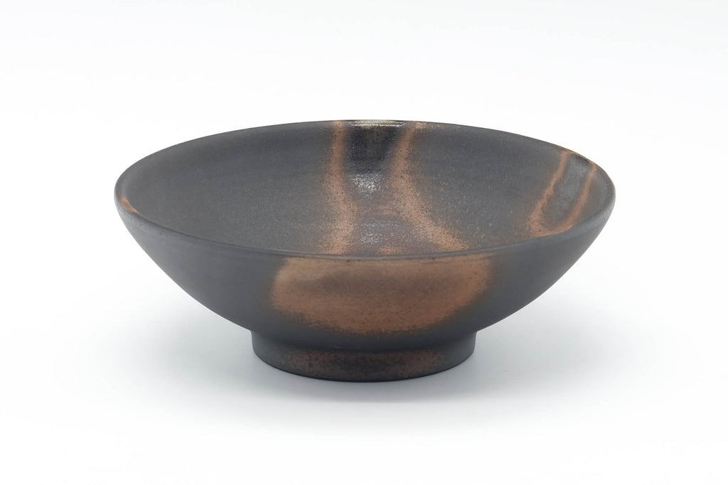Japanese Matcha Bowl - Hidasuki Rice Straw Ao-Bizen Chawan - 400ml