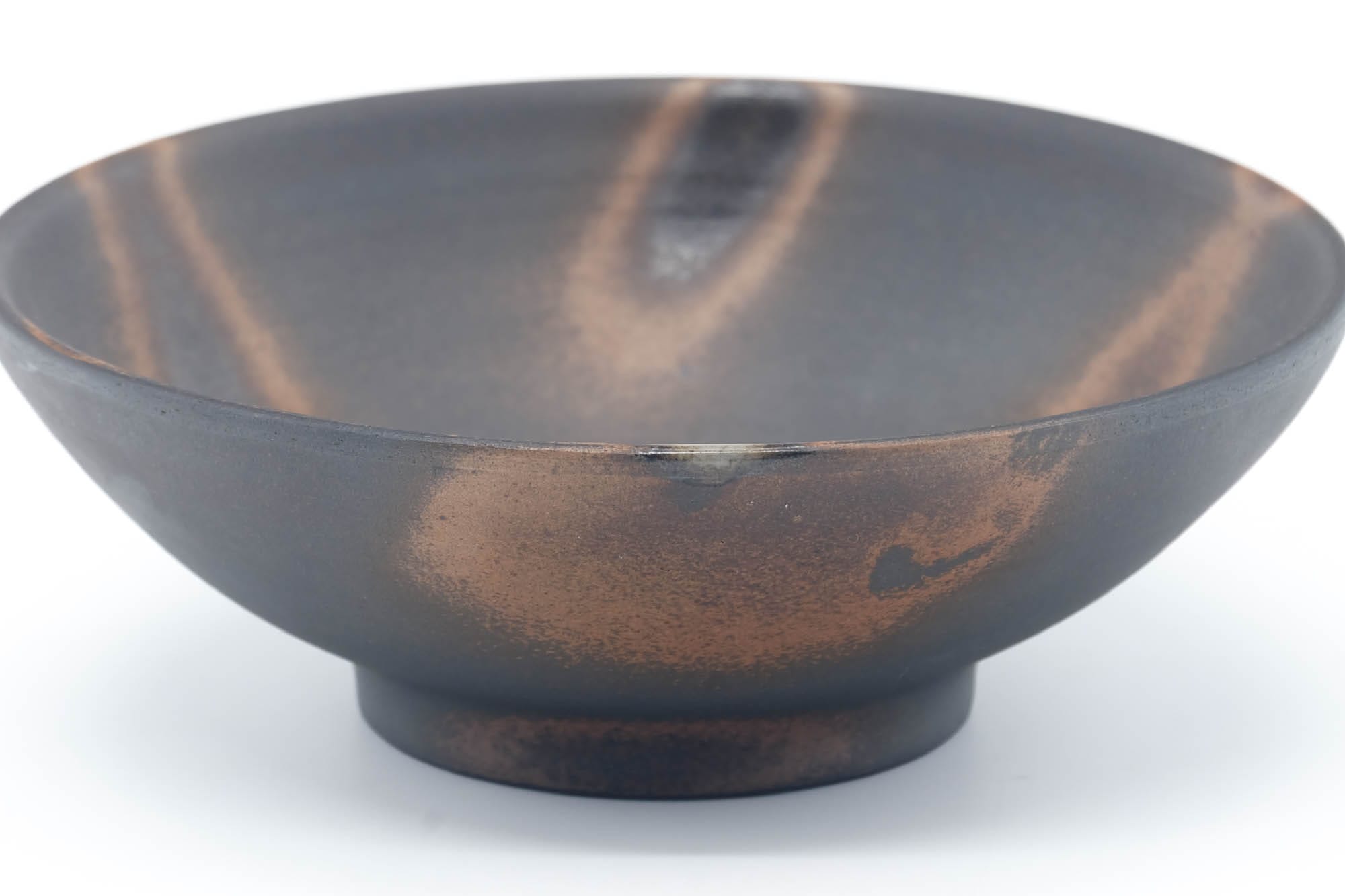 Japanese Matcha Bowl - Hidasuki Rice Straw Ao-Bizen Chawan - 400ml