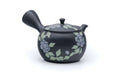 Japanese Kyusu - Grey Camellia Tokoname Teapot - 250ml