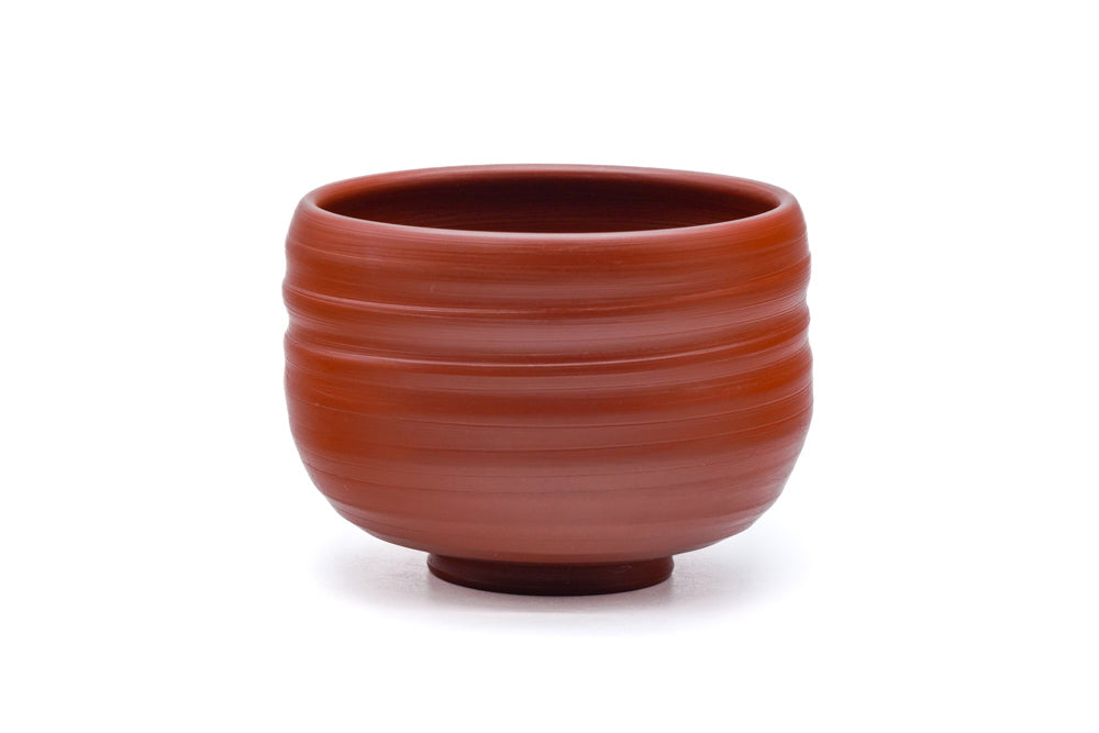 Japanese Matcha Bowl - 渡辺千洞 Watanabe Sendō - Sujihiki Tokoname Chawan