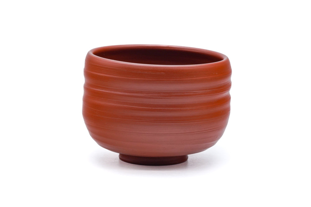 Japanese Matcha Bowl - 渡辺千洞 Watanabe Sendō - Sujihiki Tokoname Chawan