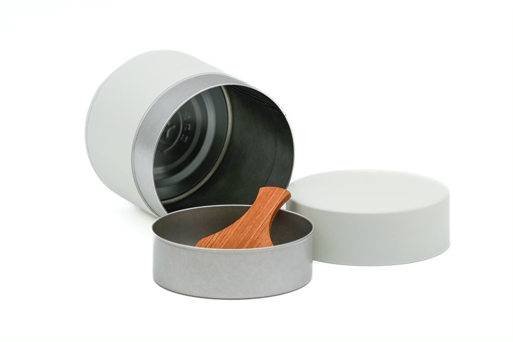 Matte Metal Matcha Sifter Canister