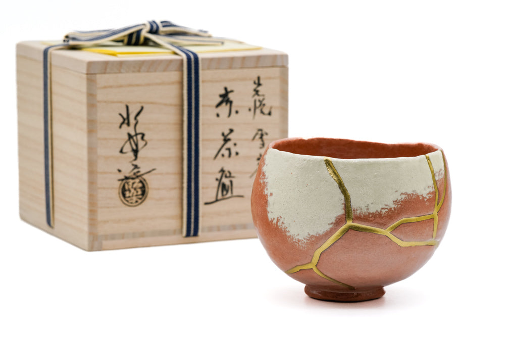 Aka-raku Seppō Replica Red Raku Chawan