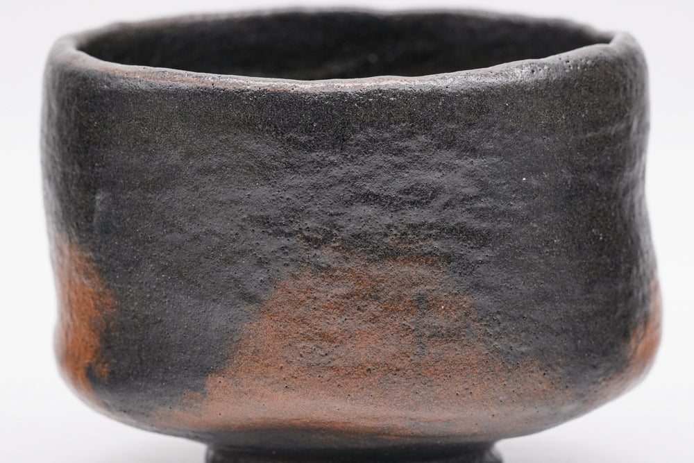 Kuro-raku Omokage Replica Black Raku Chawan