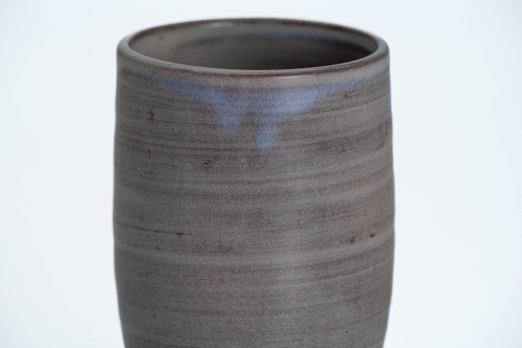 Grey Hakeme Hagi-yaki Yunomi - 250ml