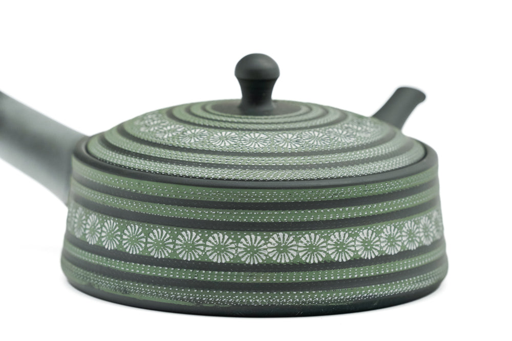 Green Mishima Kokudei Tokoname Teapot - 200ml