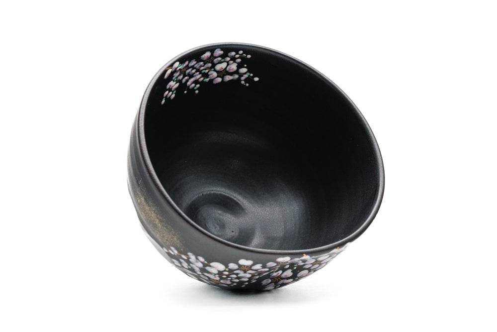 Black Weeping Sakura Chawan