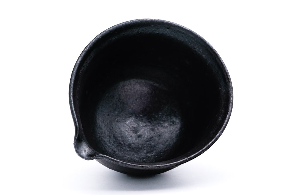 Black Matte Spouted Matcha Bowl - 150ml