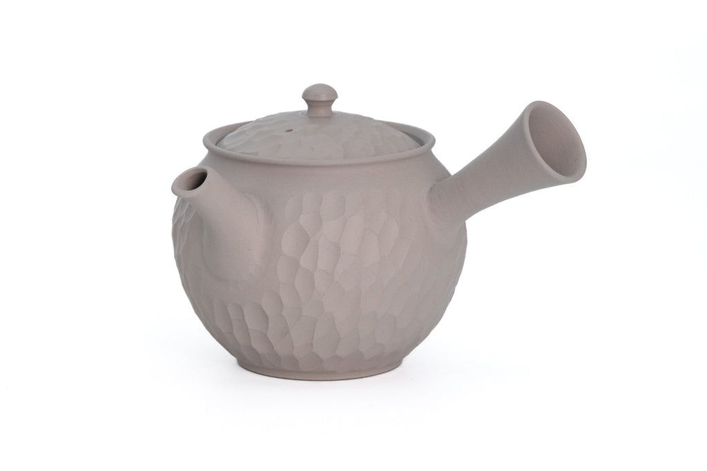 Carved Grey Tokoname Tea Set