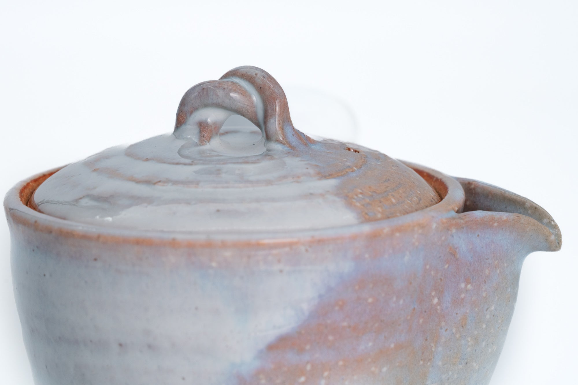 Two-tone Purple Hagi-yaki Teapot