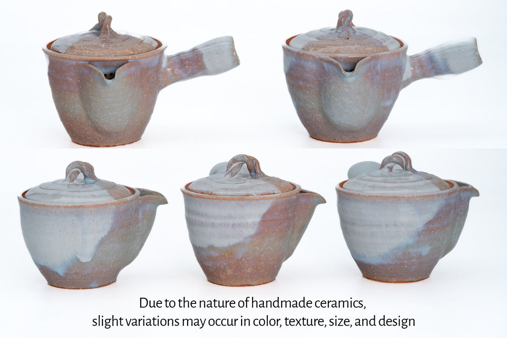 Two-tone Purple Hagi-yaki Teapot