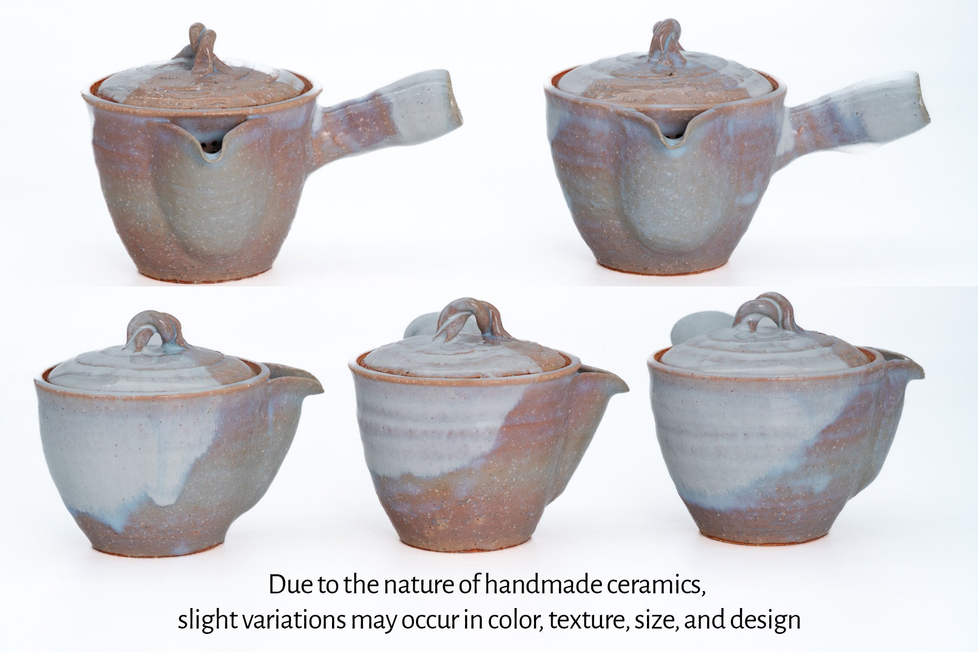 Two-tone Purple Hagi-yaki Teapot